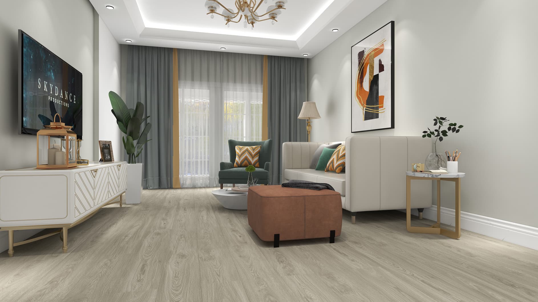 里斯本灰櫟紋 完工照